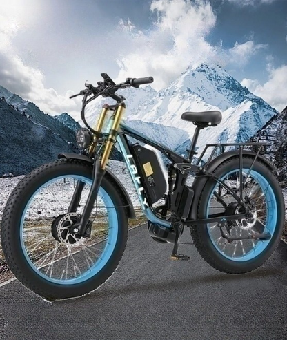 “EcoTrail 3000: La e-bike todoterreno con potente motor medio y suspensión completa.”