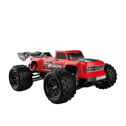 “MonsterX 4WD: Explore extreme terrain with the new high-speed Monster.” 