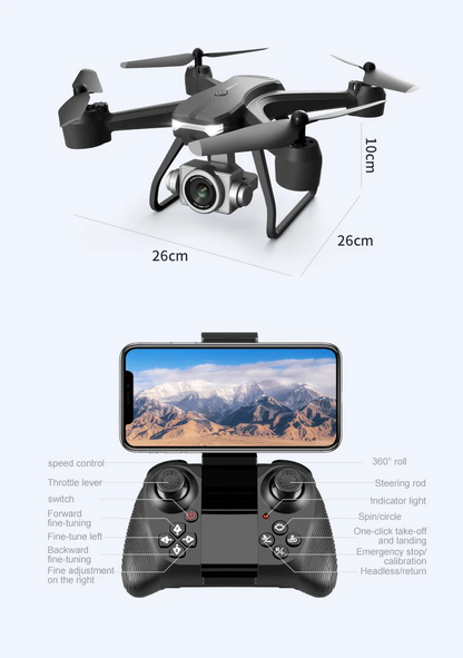 “HoverPix: Eleva tu creatividad con nuestro Helicóptero Quadcopter de Última Generación.”