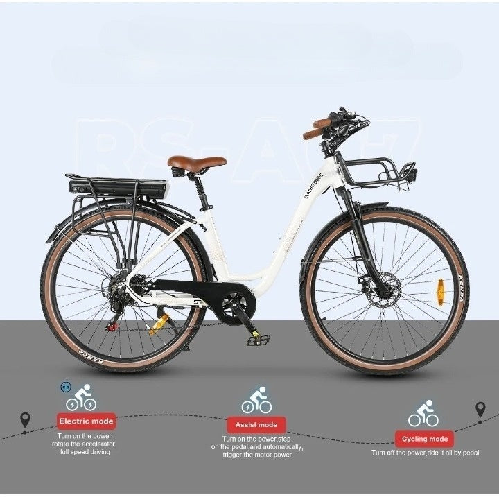 “Urban Commuter: E-bike 28", 500W, 36V, 13AH, no plegable, ciudad.”