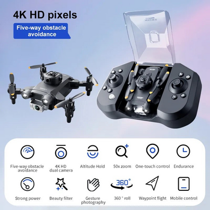 “AeroVision 4K: The perfect drone for professionals and enthusiasts.” 