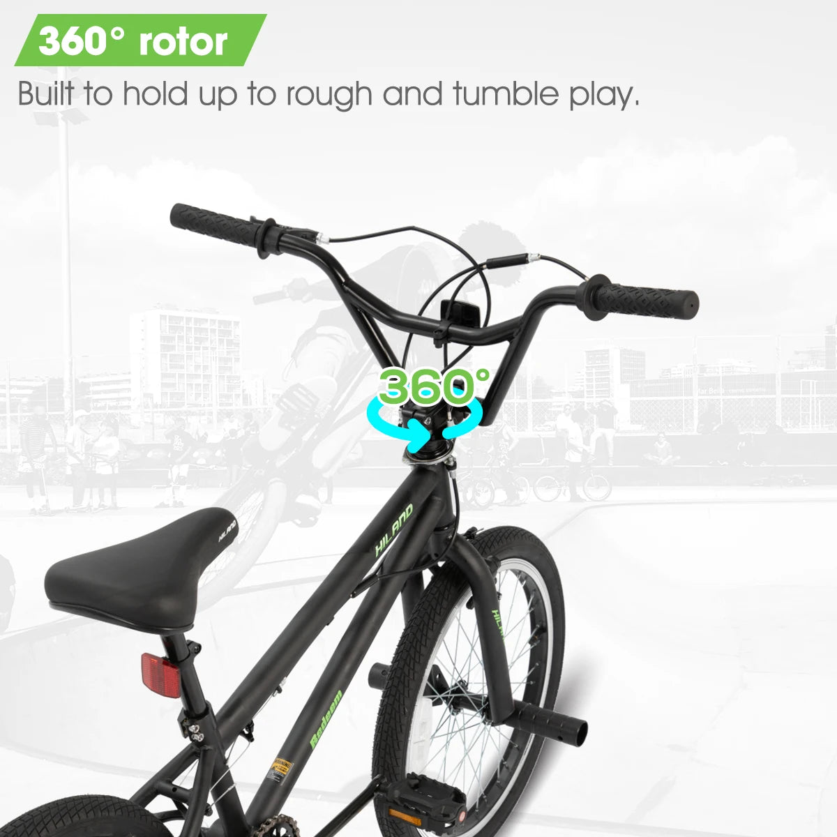 “20" SpinMaster BMX: Explore with the perfect bike for young riders.” 