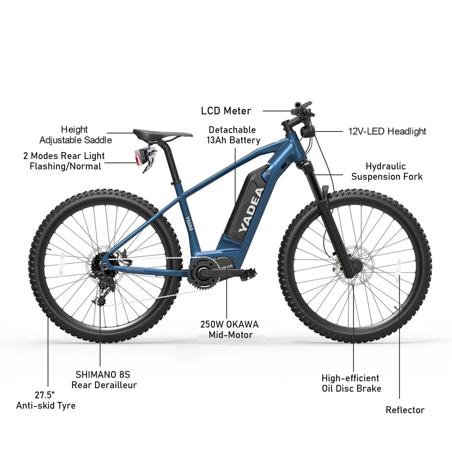 “Bosque Veloz: With hydraulic brakes and state-of-the-art battery.” 