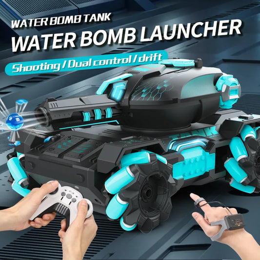 “El tanque de balas de agua: Batallas emocionantes te esperan.”